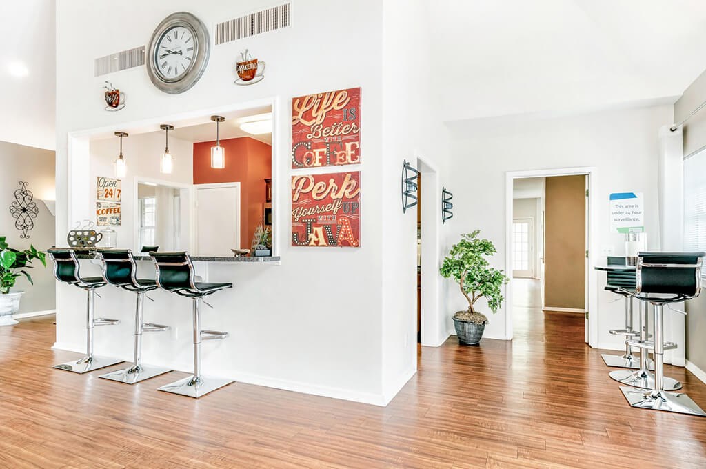 Social lounge at Landmark at Wynton Pointe Apartment Homes in Nashville TN