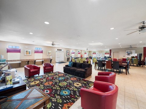 Social lounge at Parkway Ranch Rental Homes in Houston TX