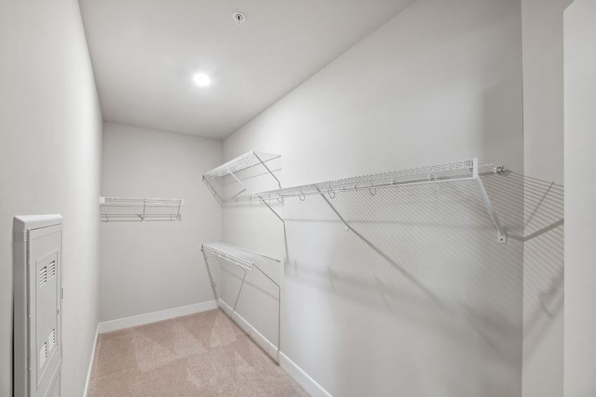 Spacious closet at The Moxley in Fairfax VA - Photo Gallery