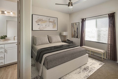 Bedroom at Sierra at Otay Ranch Apartments in Chula Vista CA