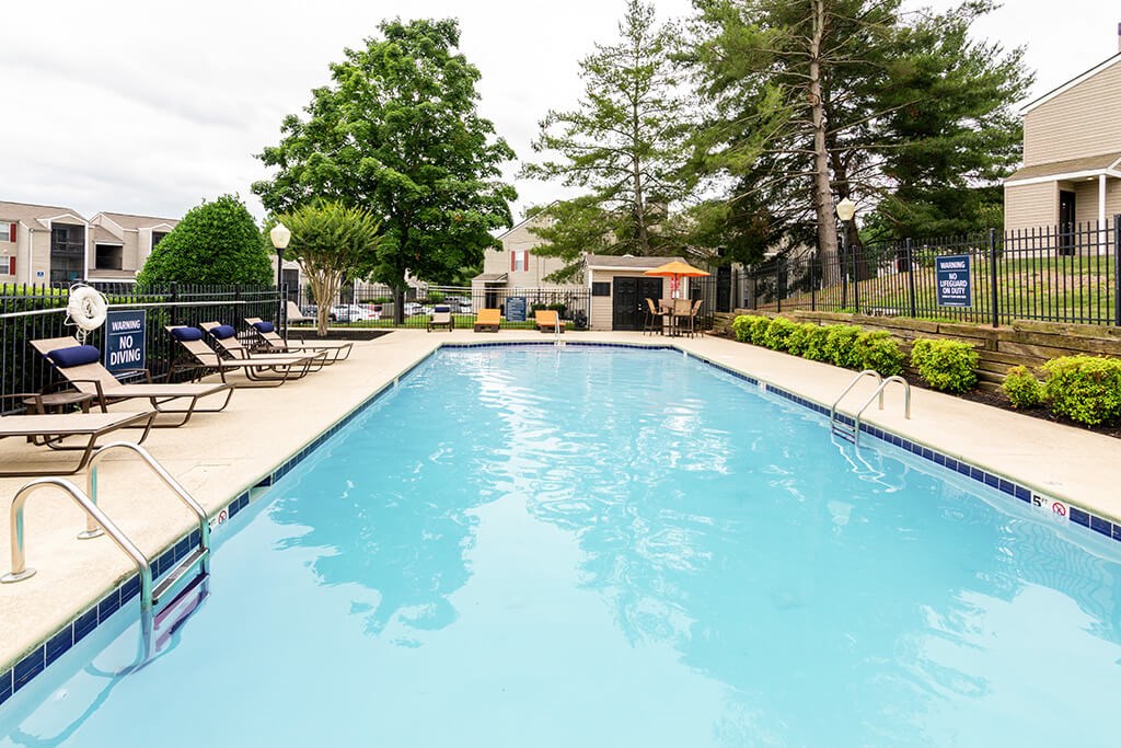 Swimming pool at Priest Lake in Nashville TN