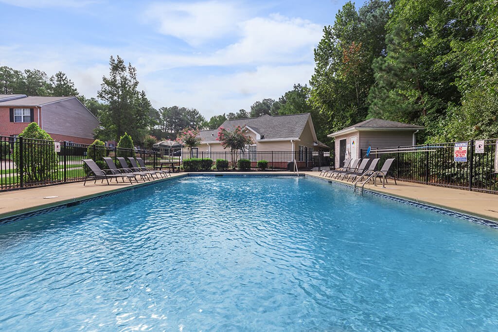 Outdoor pool at Greens of Pine Glen in Durham NC