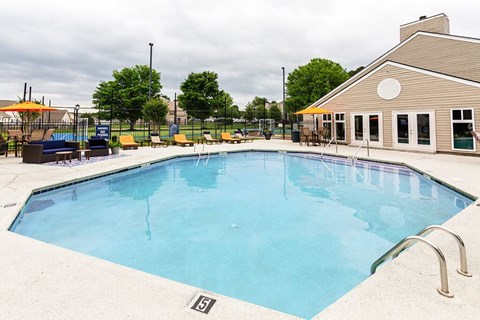 Swimming pool at Priest Lake in Nashville TN