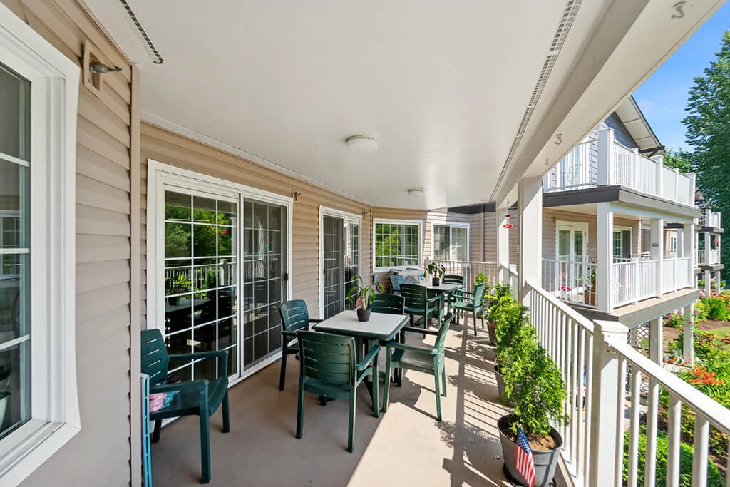 Terrace at Woodlands at Forbes Lake Apartments in Kirkland WA