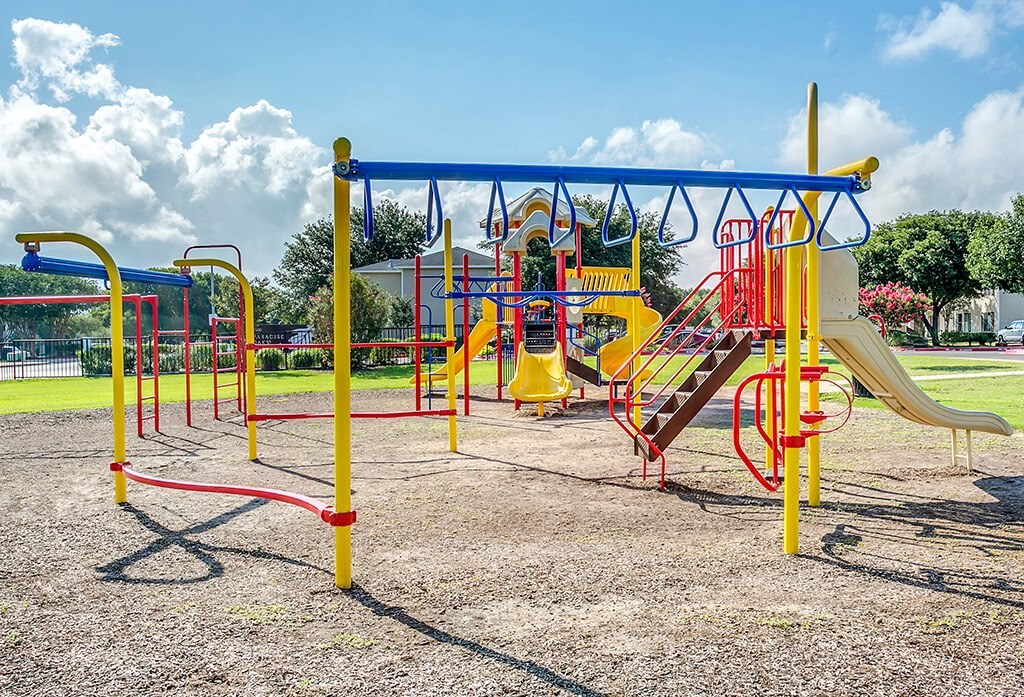 Playground at Paradise Oaks apartments in Austin TX