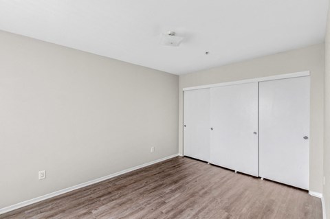 Vacant Apartment Bedroom Closet at Harvard Yard