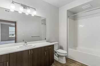 Vacant Bathroom at GEO Apartment in Fremont CA - Photo Gallery 12