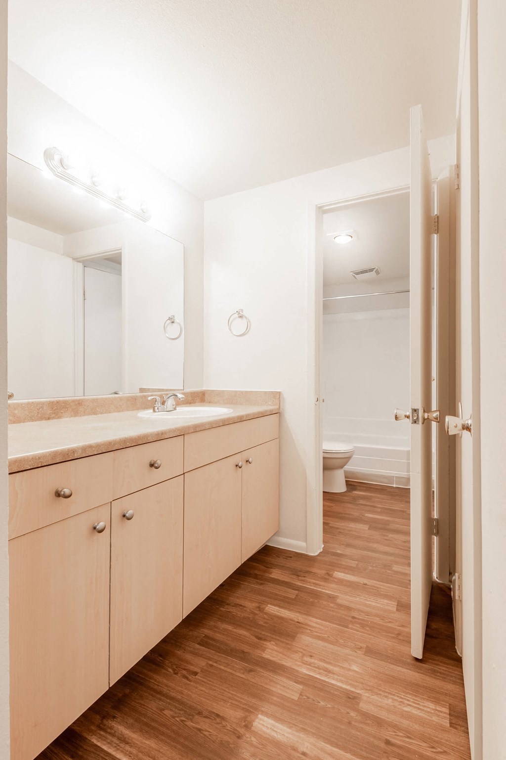 Vacant Bathroom at The Pine Apartments in Lakewood CO