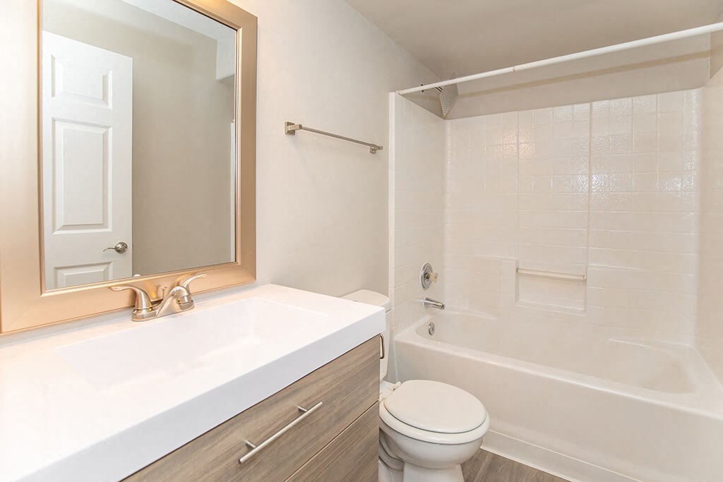 Bathroom at Tides at Cheyenne Apartments in Las Vegas NV