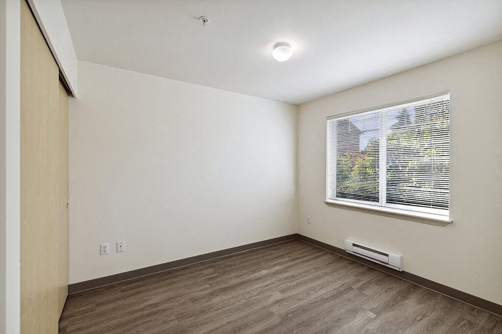 Vacant Bedroom at Ballinger Court Senior Apartments in Edmonds, WA
