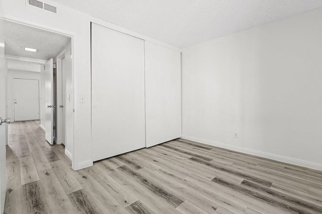 Bedroom at The Stratton Apartment Homes in San Diego CA