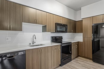 Vacant Kitchen at GEO Apartment in Fremont CA - Photo Gallery 7