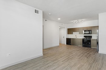 Vacant Living Room and Kitchen at GEO Apartment in Fremont CA - Photo Gallery 8