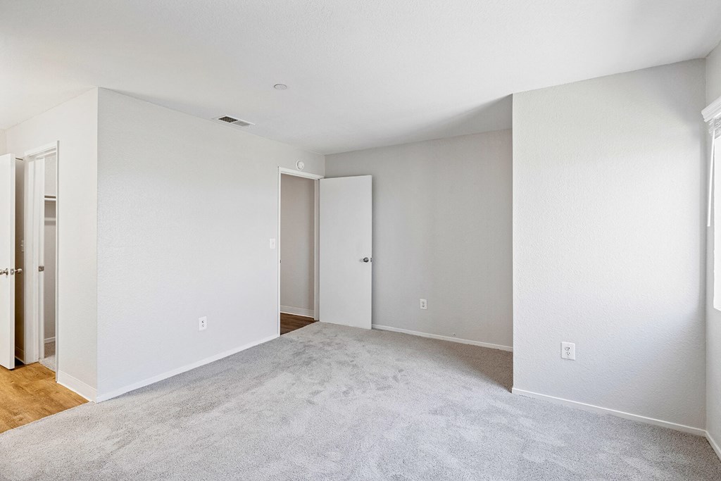 Vacant Main Bedroom at Hilltop Commons Apartments in San Pablo CA