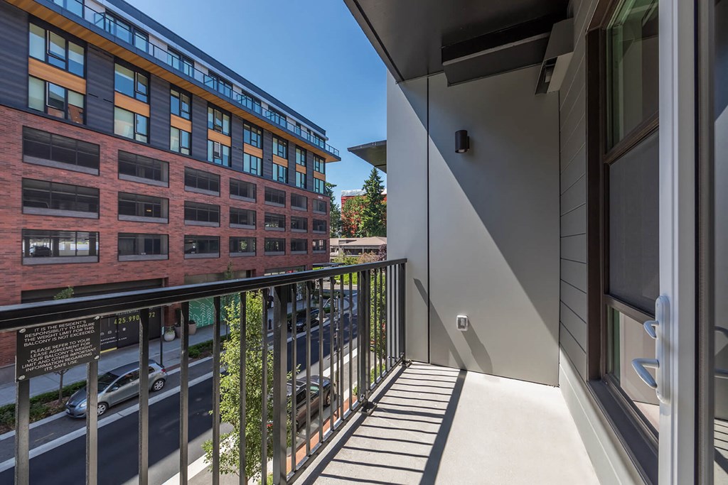 Vacant Mineral Design Package Patio at North at Totem Lake Apartments in Kirkland WA