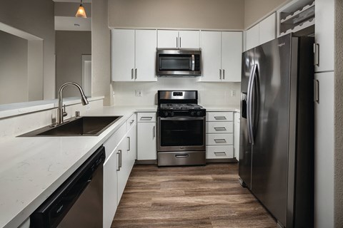 Kitchen at Town Center Apartments in Santa Clarita CA