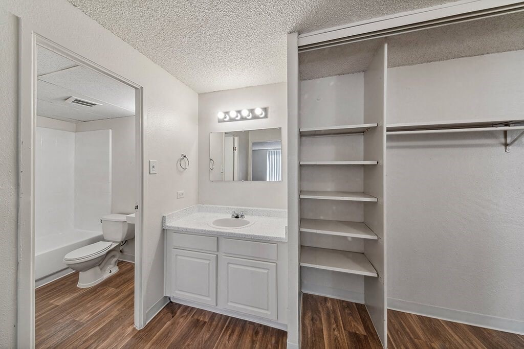 Oversized closet at Ridgemoor Apartment Homes in Lakewood CO