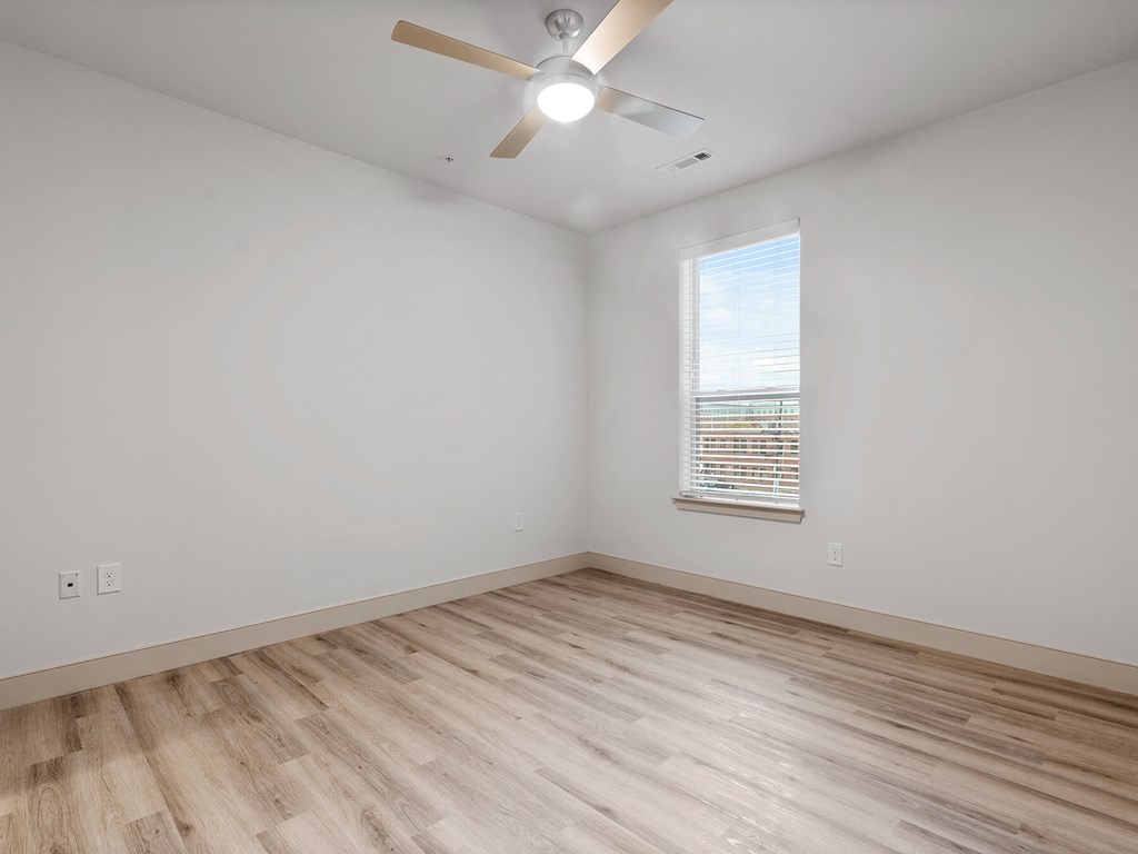 Vacant bedroom at VERO Apartments in Chelsea MA