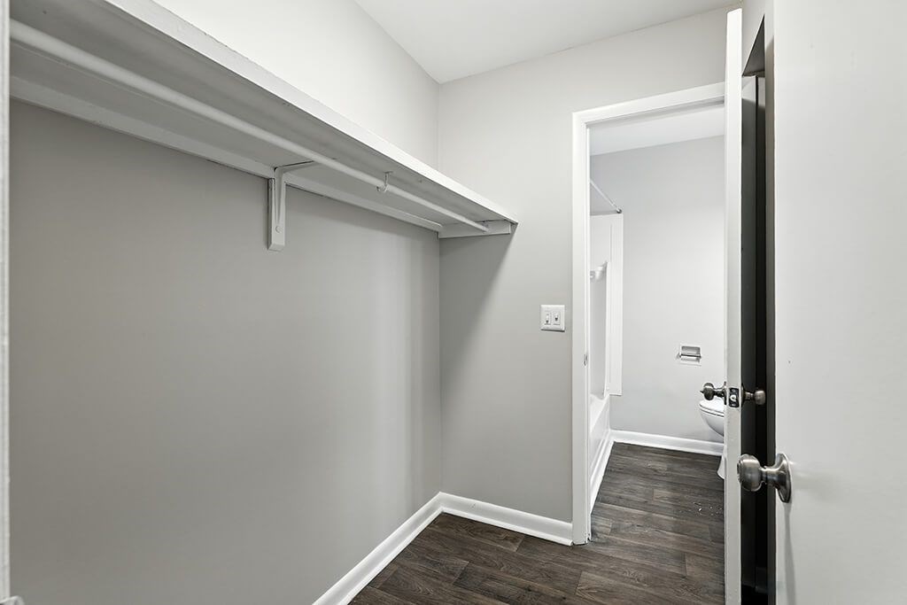 Oversized closet at City Side Flats Apartments in Nashville TN