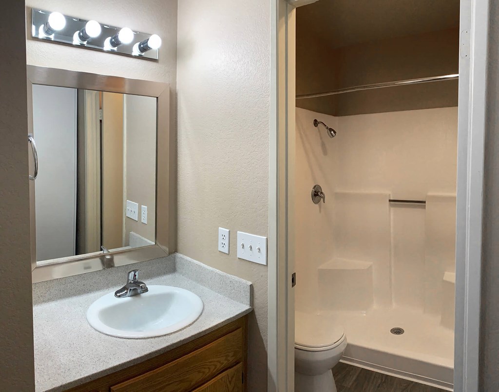 Vanity in Bathroom at Westbrook Apartments in San Diego CA