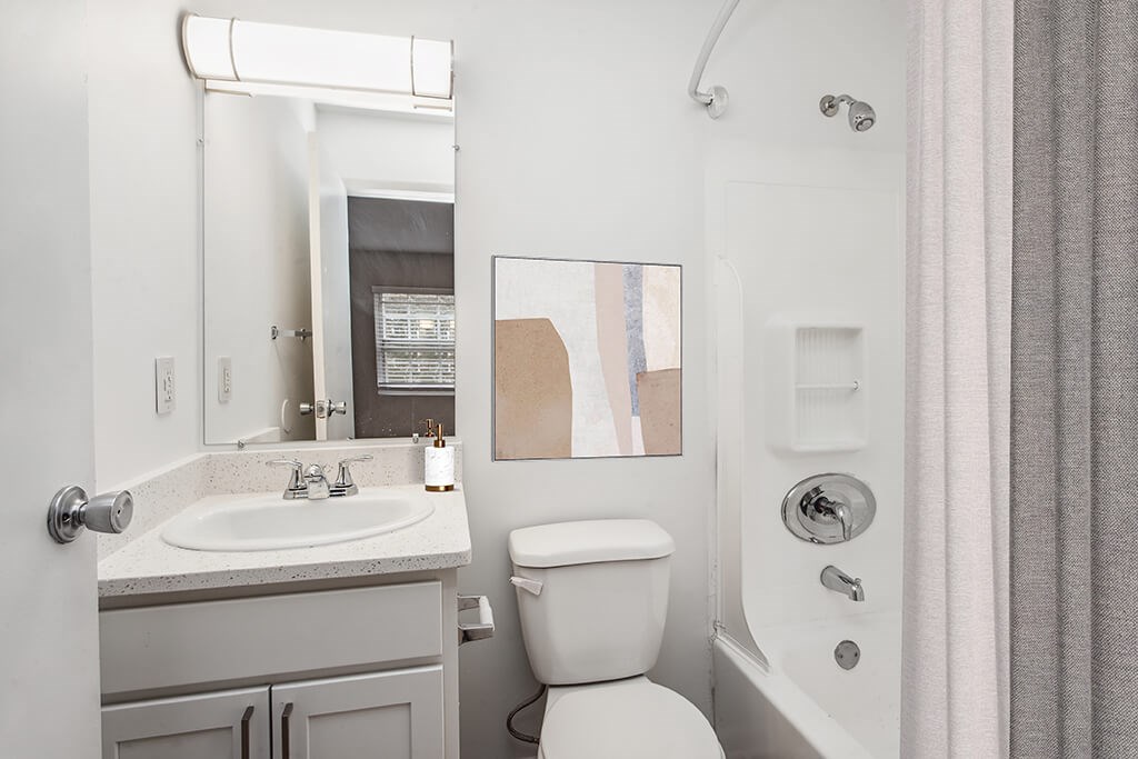 Primary bathroom at Villages at Marley Station in Glen Burnie MD