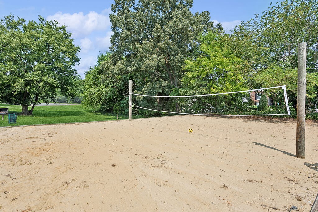 Volleyball court at Weston Circle Apartments in Fredericksburg VA