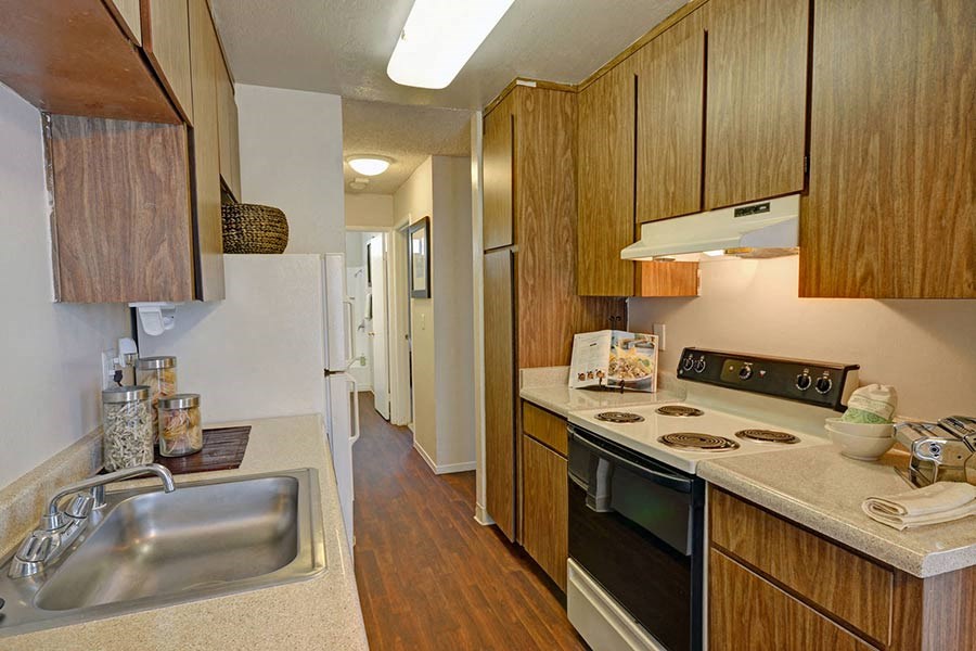 kitchen at Baycliff Apartments in Richmond, CA