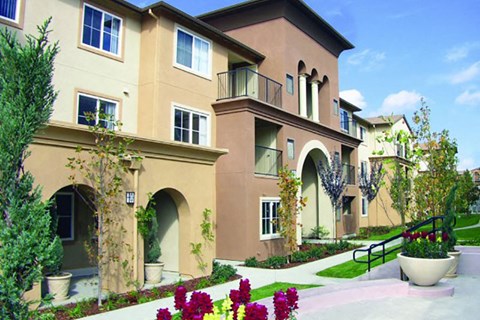 Exterior of units at Muirlands at Windemere in San Ramon CA