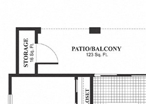 Three bedroom two bathroom C2 Floorplan at Muirlands at Windemere in San Ramon, CA