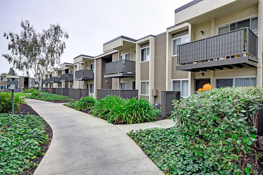 exterior shot at Turnleaf Apartments in San Jose, CA