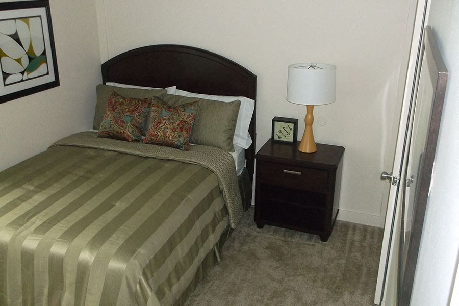 bedroom fully equipped kitchens at Sutterfield Apartments in Providence, RI