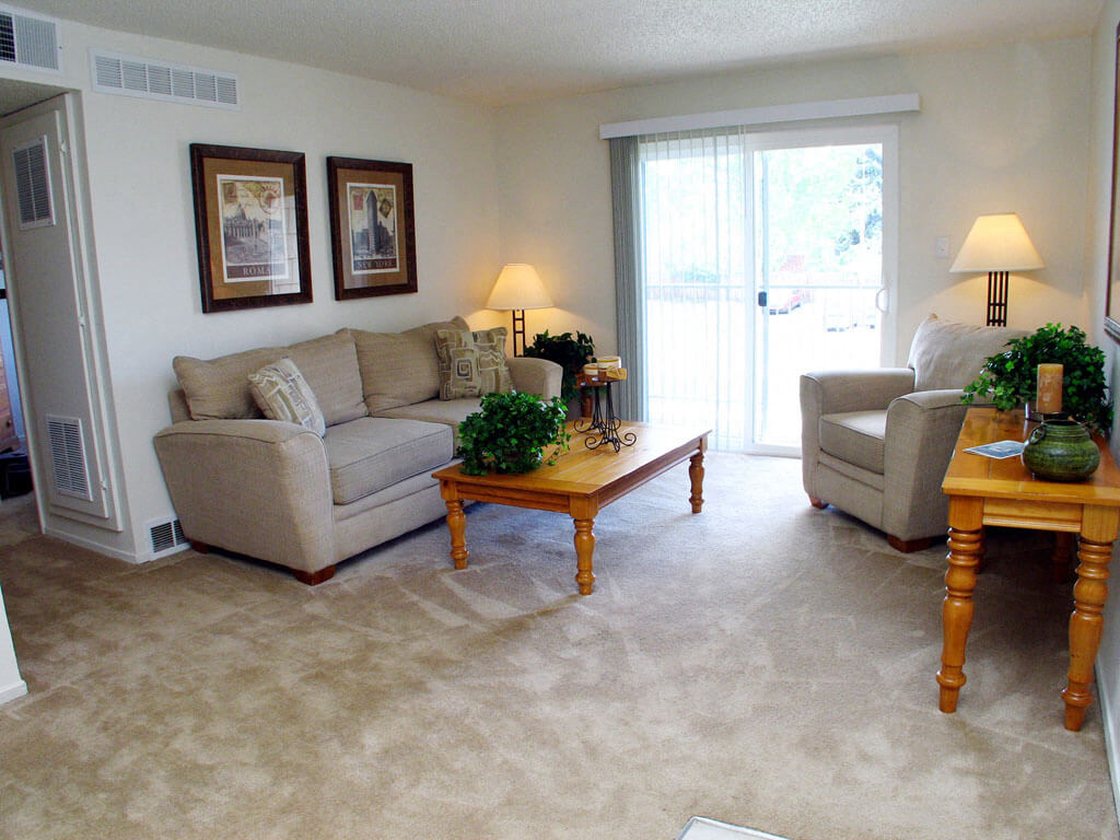 living room for Timberleaf Apartments in Lakewood, CO