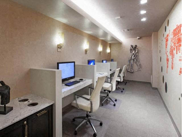 Business Center at Terrena Apartment Homes in Northridge CA