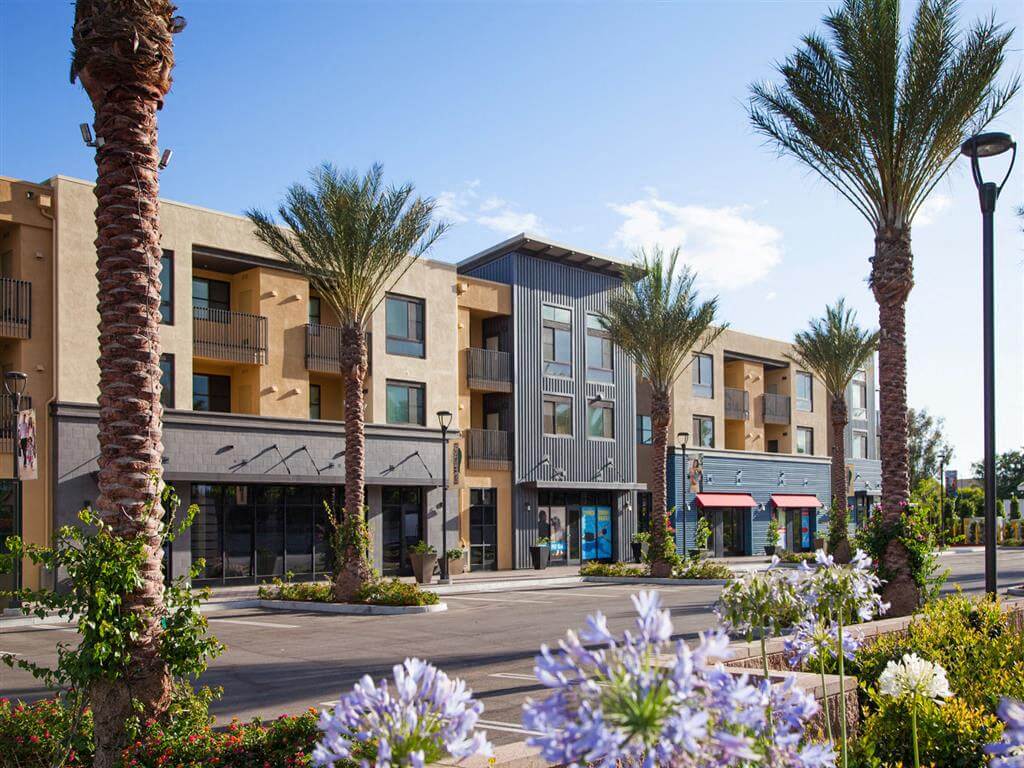 On site retail at Terrena Apartment Homes in Northridge CA