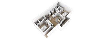 two bedroom, two bath