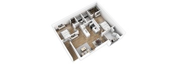 two bedroom, two bath