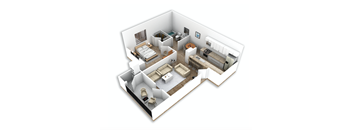 1 Bed | 1 Bath | 651 sq. ft.