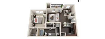 One Bedroom, One Bath