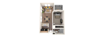 One Bedroom + One Bath