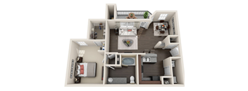 One Bedroom, One Bath