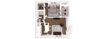 1 Bedroom  /  1 Bath