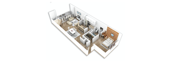 1 Bed | 1 Bath | 850 sq. ft.