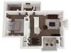 One Bedroom, One Bath 700 sq ft One Bedroom, One Bath 700 sq ft
