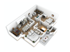 B1 2 Bed | 1 Bath | 874 sq. ft. B1 2 Bed | 1 Bath | 874 sq. ft.