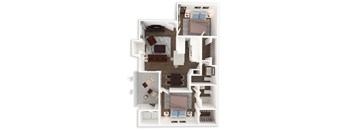 Two Bedroom, Two bath