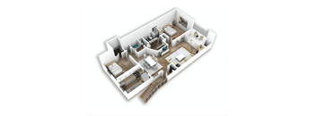 B3 2 Bed | 2 Bath | 1134 sq. ft.