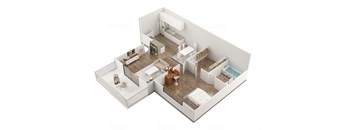 One Bedroom, One Bath