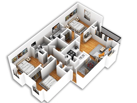 8550 Easton Commons Drive 1-3 Beds Apartment for Rent - Photo Gallery 24