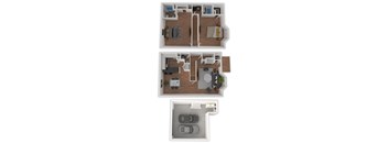 Two Bedroom Townhome