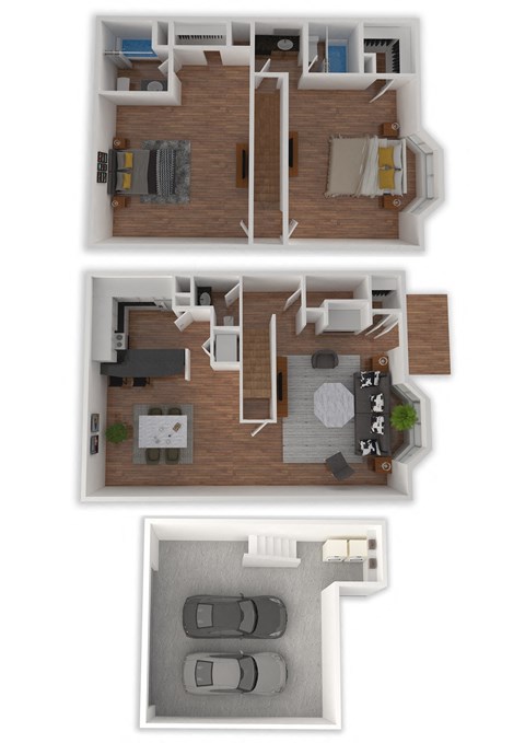 Two Bedroom Townhome